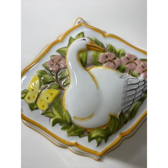 Vintage Franklin Mint Le Cordon Bleu Goose Jello Mold Glazed Ceramic - Picture 9 of 9